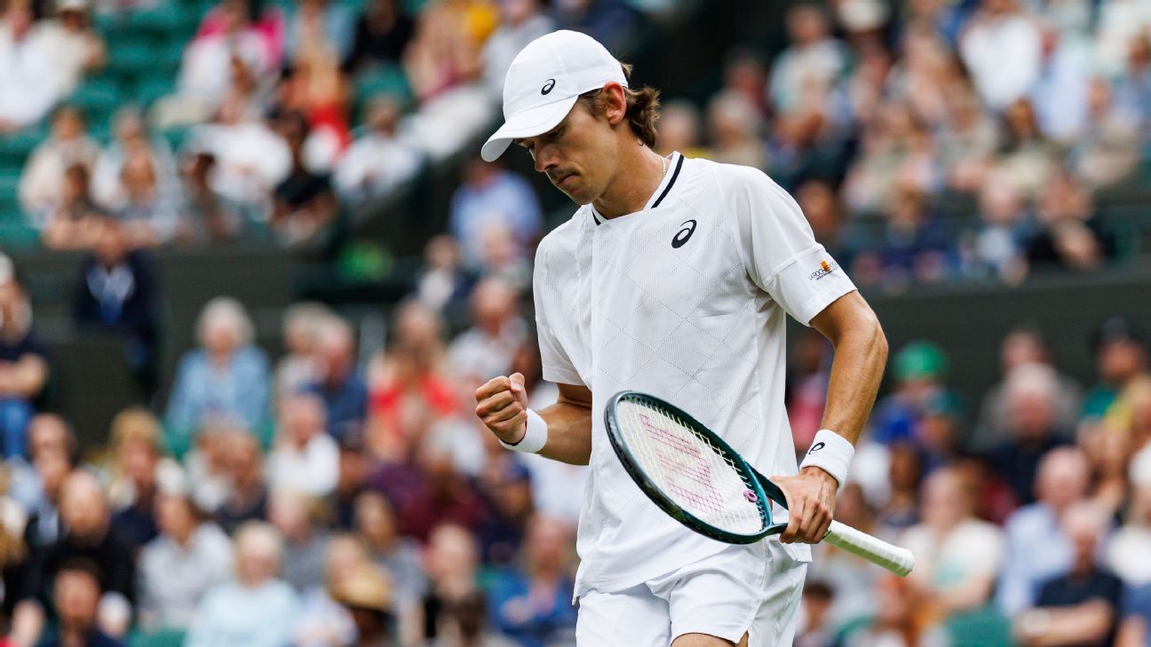 Novak Djokovic into Wimbledon semis as Alex de Minaur withdraws