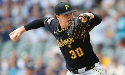 Paul Skenes pitches 7 no-hit innings as Pirates blank Brewers