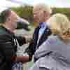 President Joe Biden and first lady Jill Biden met Hawaii Gov. Josh Green in August 2023 after devastating wildfires struck Maui Green was one of the Democratic governors who met with Biden to talk about the presidential campaign. (AP Photo/Evan Vucci)