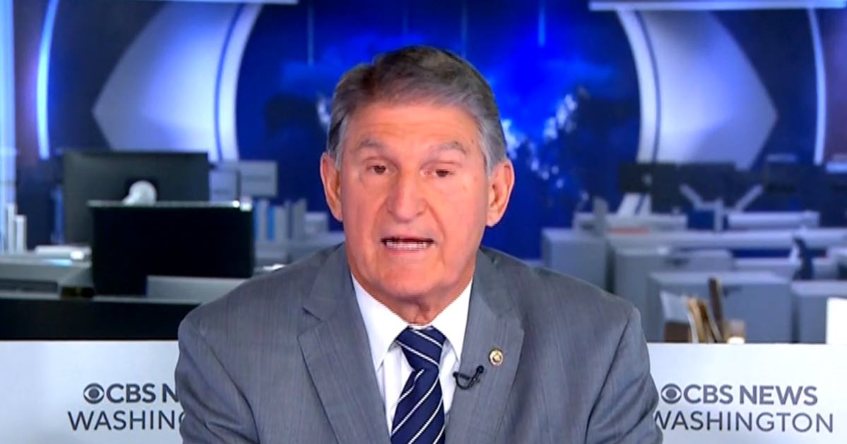 Sen. Joe Manchin says he won't run for president but calls for Democratic "mini primary" now that Biden's out