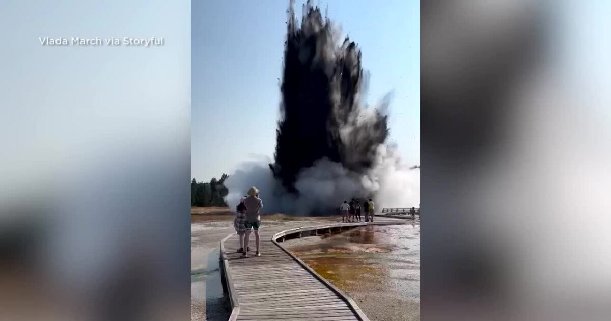 'Small hydrothermal explosion' reported at Biscuit Basin in Yellowstone NP