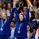 Torri Huske, Gretchen Walsh win gold, silver in women's 100 butterfly