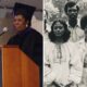 U.S. Rep. Sheila Jackson Lee, left, spoke at the Law School’s Final Exercises in 2001. She is pictured in the right photo with classmates from the Black American Law Students Association at the Law School in 1974. (Photos courtesy UVA Law archives)