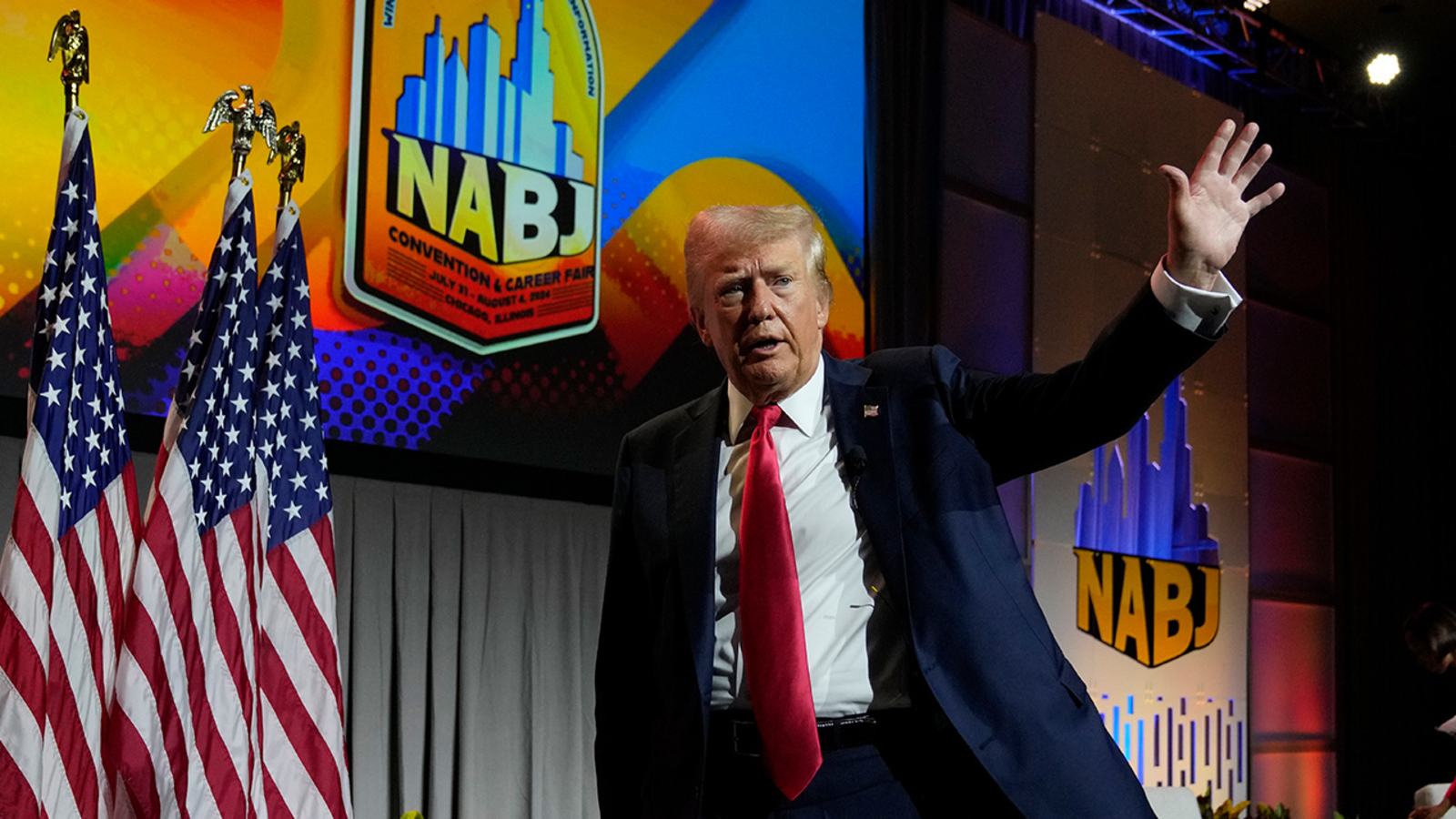 NABJ Donald Trump: ABC's Rachel Scott interviews former president at National Association of Black Journalists' Chicago convention