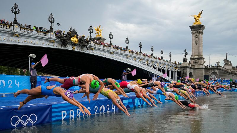 Olympic triathlon went ahead after officials give the green light over Seine water quality