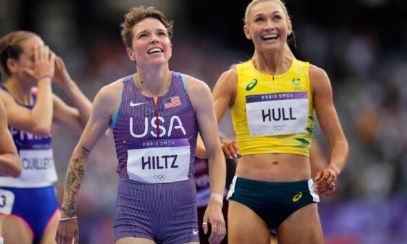 Aptos native Nikki Hiltz qualifies for 1,500 final, makes history