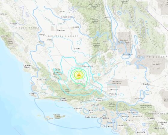 5.2 magnitude earthquake near Bakersfield rumbles through Southern California