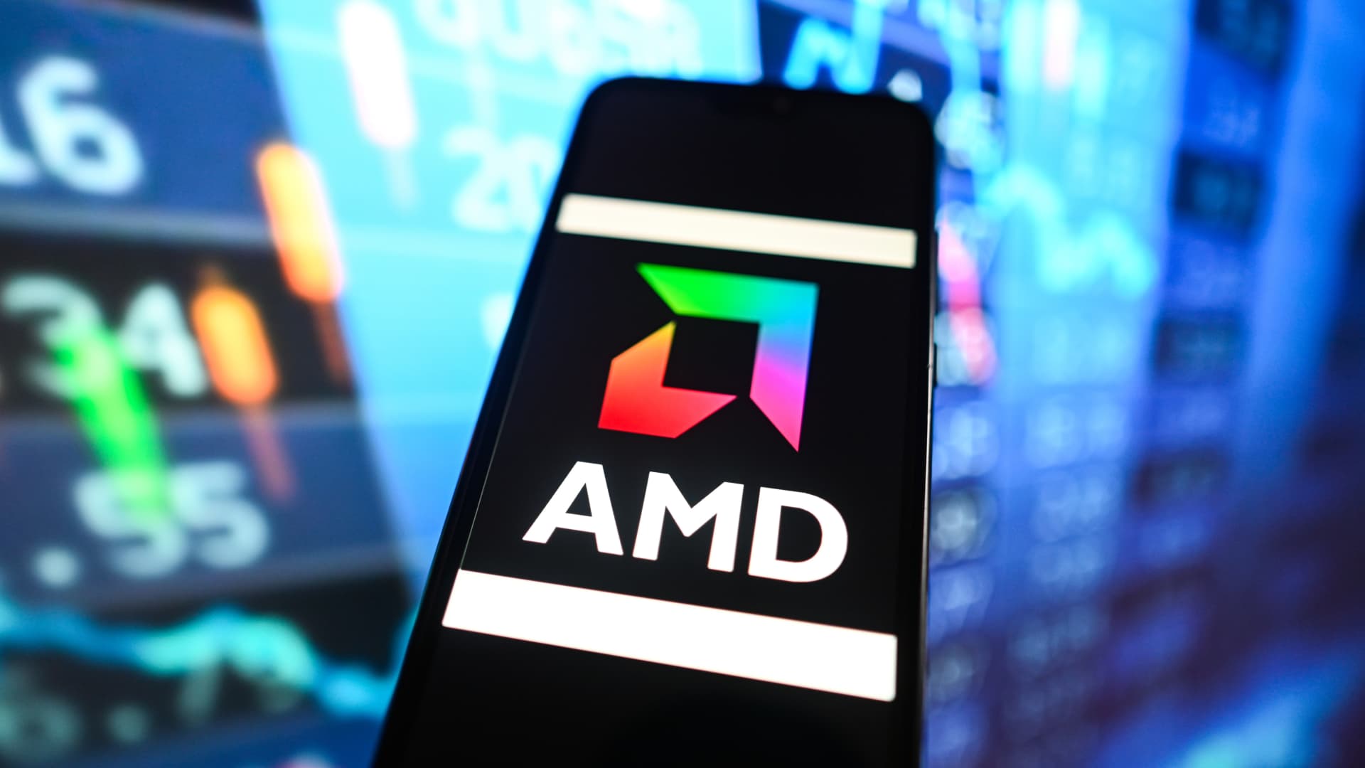 AMD, Nvidia jump as chip stocks rally from earnings, geopolitics boost