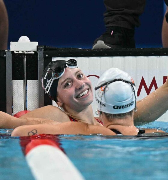 American Kate Douglass wins 200m breaststroke for first career Olympic gold medal