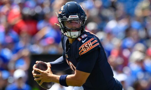 Bears rookie QB Caleb Williams showcases arm, improv skills in preseason debut