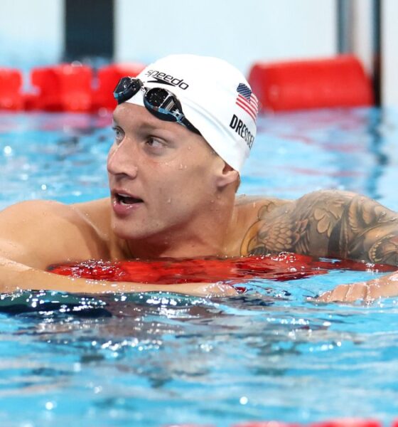 Caeleb Dressel breaks down in tears after falling short in 50m free, 100m butterfly – NBC New York