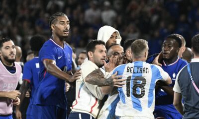 Fight erupts after France eliminates Argentina in 2024 Olympics – NBC10 Philadelphia