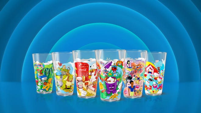 McDonald's Adult Happy Meals, cups are here