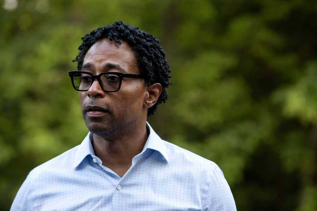 St. Louis County Prosecutor Wesley Bell, seen here on Sept. 18, 2023, in Glendale, Mo.