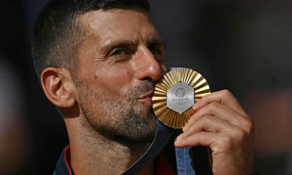 Novak Djokovic vs Carlos Alcaraz live updates: Djokovic wins Paris Olympics 2024 tennis final to complete Golden Slam