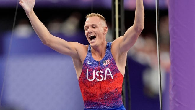 Ole Miss' Sam Kendricks claims silver at 2024 Paris Olympics