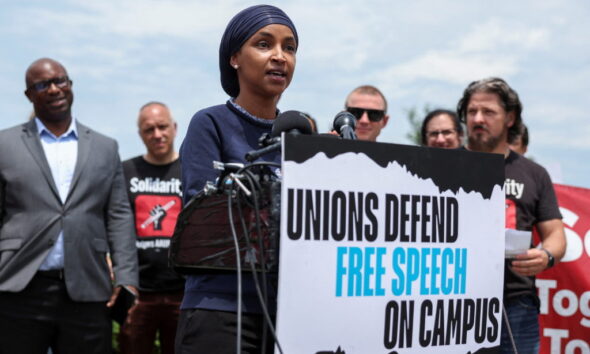 Press conference on free speech on university campuses, at Capitol Hill