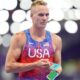 Sam Kendricks wins pole vault silver despite spikes puncturing hand