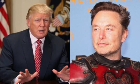 Donald Trump and Elon Musk. PHOTO/ @POTUS45,@elonmusk/X