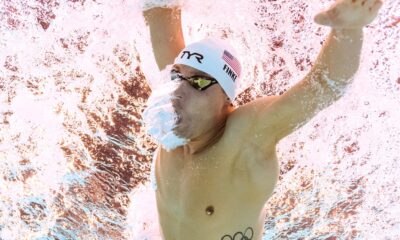 U.S. swimmer Bobby Finke wins gold in 1500 meter freestyle : NPR