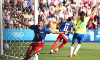 U.S. women's soccer team wins 5th gold medal, defeats Brazil 1-0 at Paris Olympics : NPR