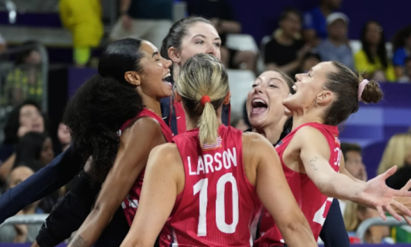 US women’s volleyball gets silver, Italy wins gold in Olympics final