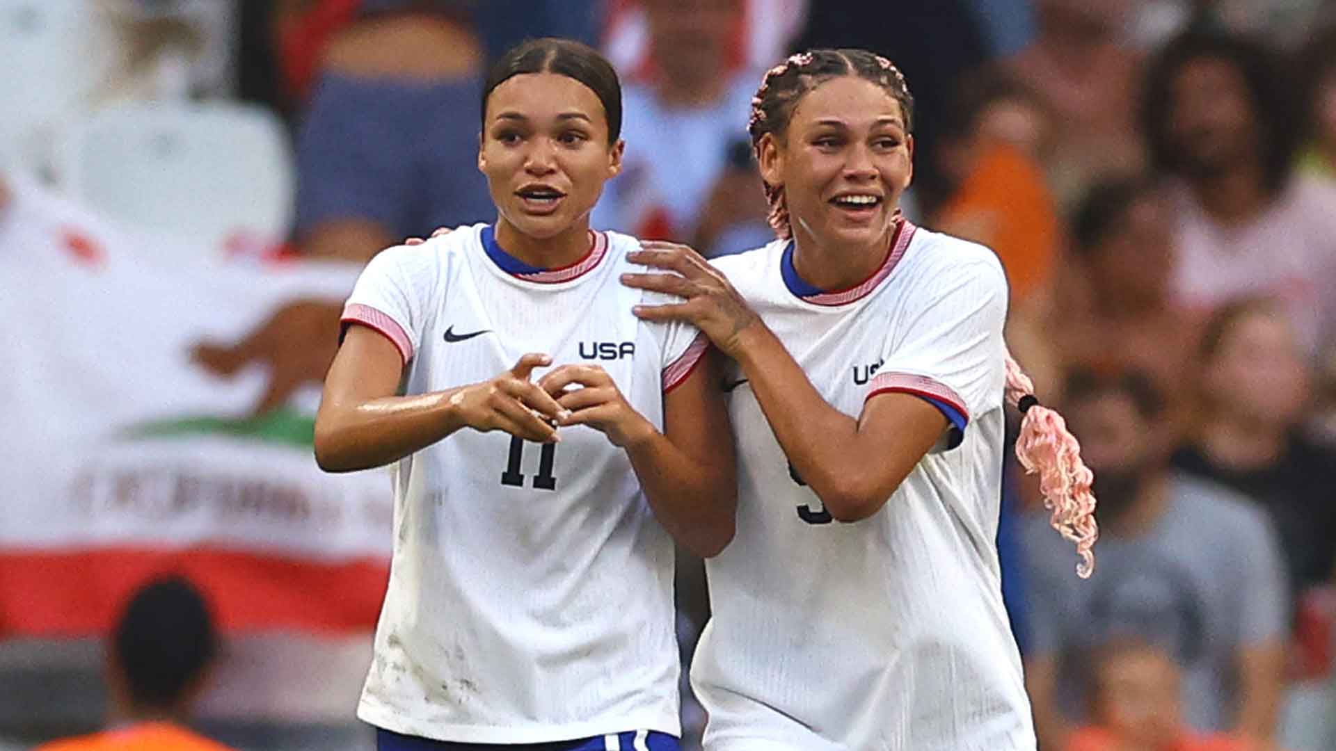 USWNT defeats Australia 2-0, tops Group B at Paris Olympics